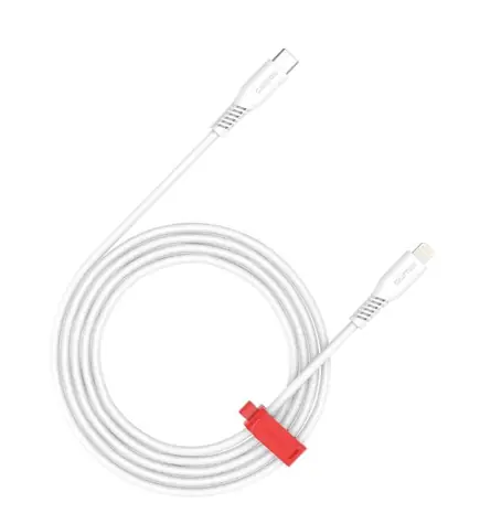 Canyon CLN30SC20 bílá / Nabíjecí kabel / USB-C - Lightning / PD 27W / 2m