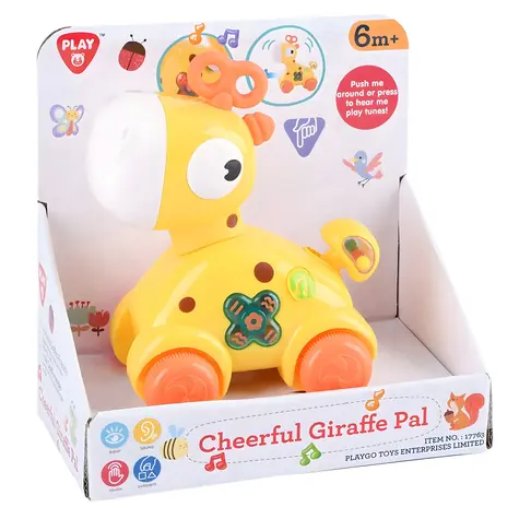 PLAYGO Veselá žirafka / Interaktivní hračka / plast / napájení 2x AAA