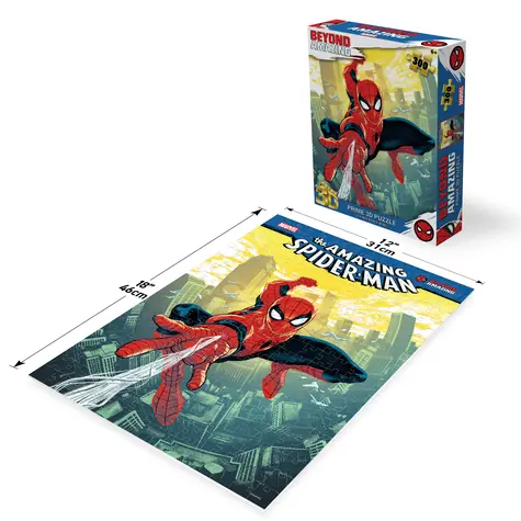 PRIME 3D Puzzle Marvel Spider-Man / 300 dílků / 3D efekt / od 6 let