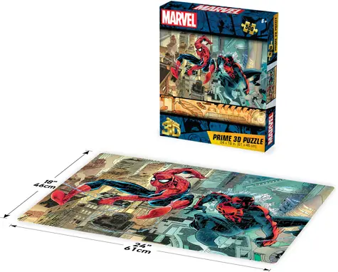 PRIME 3D Puzzle Marvel Spider-Man 3D / 300 dílků