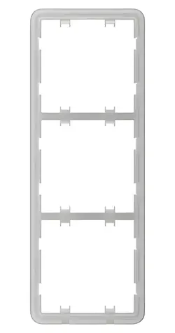AJAX Frame (3 seats) vertical / Rámeček pro LightSwitch a Cover / vertikální instalace / 224,7 × 82,8 × 6,3 mm