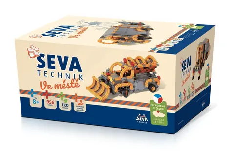 SEVA Stavebnice Technik Ve městě / 956 dílků / plast / od 8 let