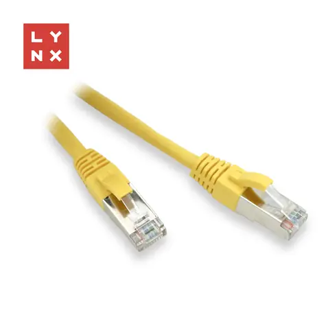 Lynx FTP patch kabel Cat5e 2 m žlutý / Patch kabel / RJ45-RJ45