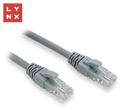 Lynx Patch kabel Cat6 7m šedá / Patch kabel / UTP / RJ45-RJ45 / CU