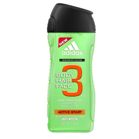 Adidas Active Start Shower Gel 3-In-1 Sprchový gel 400 ml