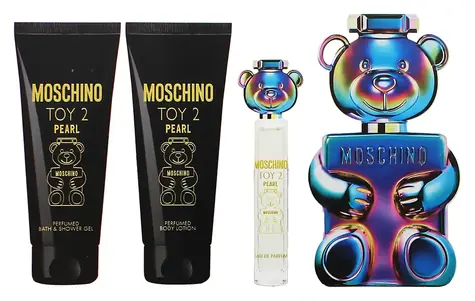 Moschino Toy 2 Pearl Parfémovaná voda 100 ml ~ parfémovaná voda 100 ml + tělové mléko 100 ml + sprchový gel 100 ml