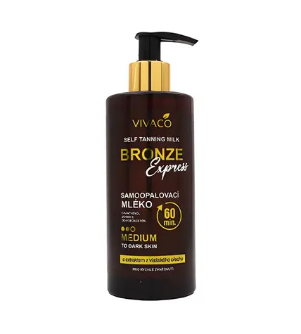 Vivaco Bronze Express Medium Samoopalovací mléko 300 ml