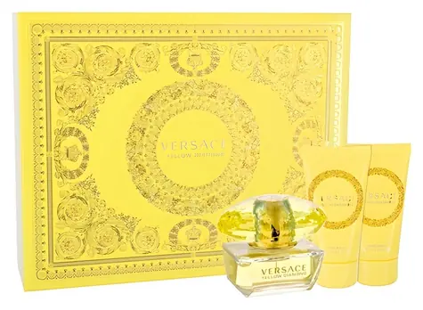 Versace Yellow Diamond Toaletní voda 50 ml ~ toaletní voda 50 ml + tělové mléko 50 ml + sprchový gel 50 ml