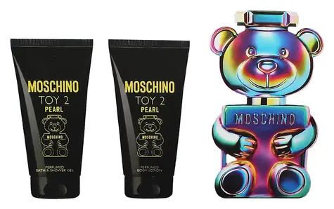 Moschino Toy 2 Pearl Parfémovaná voda 50 ml ~ parfémovaná voda 50 ml + tělové mléko 50 ml + sprchový gel 50 ml