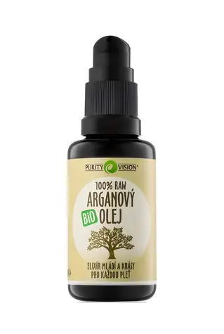 Purity Vision Bio 100% raw arganový olej 30 ml