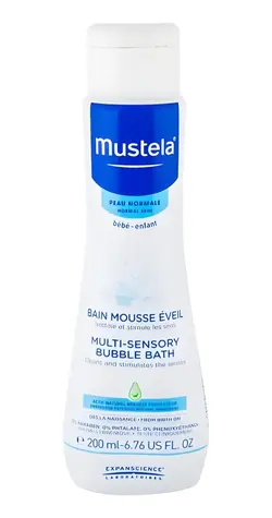 Mustela Bébé Multi-Sensory Bubble Bath Sprchový gel 200 ml