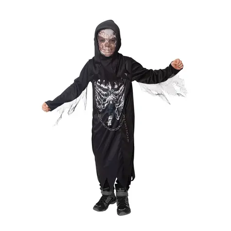 Rappa Dětský kostým smrtka (M) e-obal / Kostým / 6-8 let / 116-128 cm