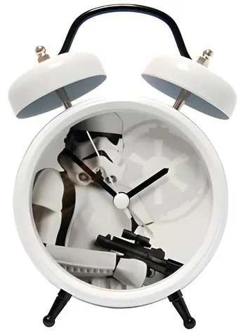 Prime Star Wars Stormtrooper retro budík / Retro budík