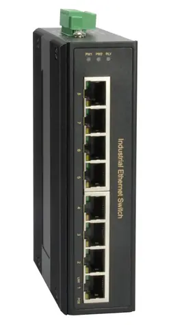LevelOne IGP-0802 / Průmyslový switch / 8x GE PoE+ / 200 W PoE / Neřízený / DIN