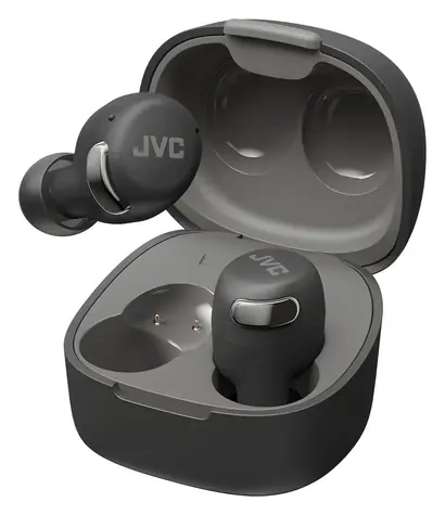 JVC HA-A30T2 černá / Bezdrátová sluchátka s mikrofonem / ANC / BT 5.3 / Rychlé nabíjení