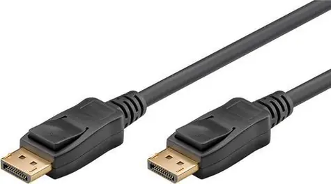 Goobay DisplayPort 2.0/2.1 3m černá / Kabel / 8K/144Hz / 54 Gbit/s / HDCP 2.2