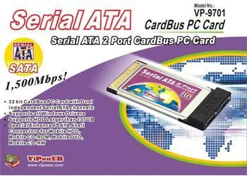Vipower VP-9701 / PCMCIA karta SATA