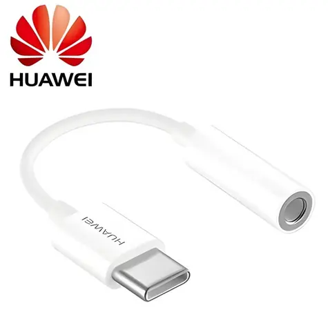 Huawei CM20 bílá / Redukce / USB-C - Jack 3,5 mm