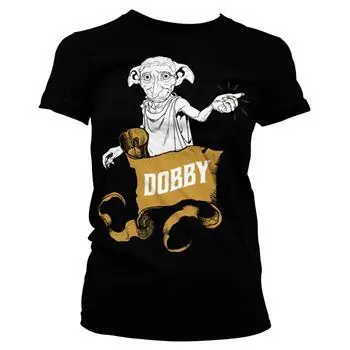 Tričko Harry Potter Dobby dámské M / Dámské / černá