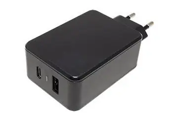 Value Napájecí adaptér síťový 230V / Nabíječka / 1x USB QC 3.0 / 1x USB-C PD / 33W