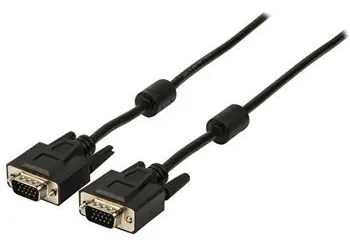 Valueline Kabel VGA M/M černý / Video kabel / 20 m
