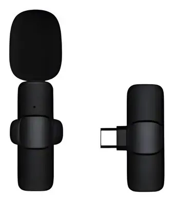 Bezdrátový klopový mikrofon USB-C / Mikrofon / S baterií