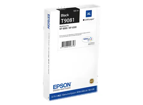 Epson černá XL / Inkoustová cartridge / originální / 100 ml / pro WorkForce Pro WF-6090, WF-6590
