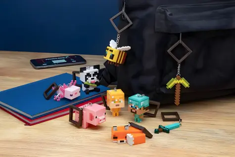 PALADONE Postavička Minecraft V2 / Klíčenka / Náhodný výběr z 9 variant