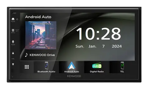 Kenwood DMX6523DAB / Multimediální autorádio / 6,8" dotykový LCD displej / Wi-Fi / Bluetooth 5.0 / USB