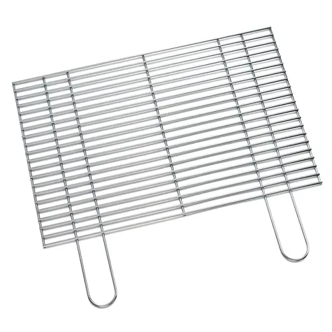 Flash Grilovací rošt 67x40 cm / Grilovací rošt / chromovaná ocel / tloušťka tyče 4,8 mm