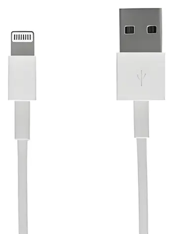 Datový kabel USB-A na Lightning bílá / Datový kabel / 3 m