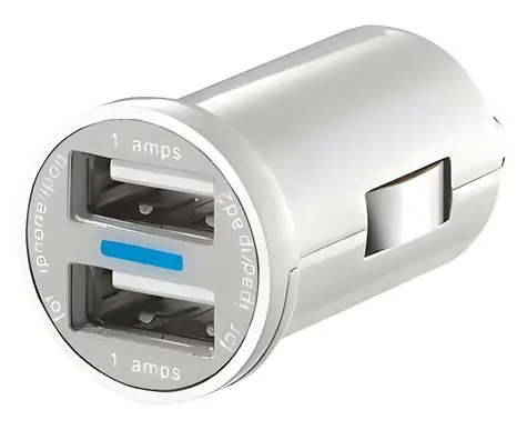 Tipa USB autonabíječka / Autonabíječka / 12V/5V / 2x USB / 2x1A