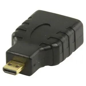 Valueline HDMI (F) - HDMI micro (M) redukce Gold / Redukce / pozlacené konektory / podpora 3D/4K