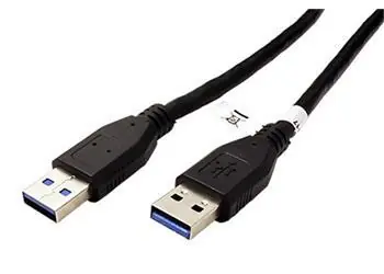 USB kabel USB3.0 A(M) - A(M) černý / Kabel / USB 3.0 / 5 Gbit/s / 1 m