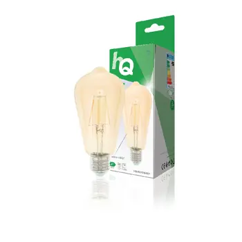 HQ LED žárovka retro s vláknem ST64 E27 / Žárovka / E27 / 4 W / 345 lm / 2700 K