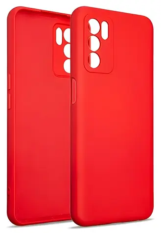 Beline Silicone Case červená / Pouzdro / Silikon / Oppo A16, A16s, A16K