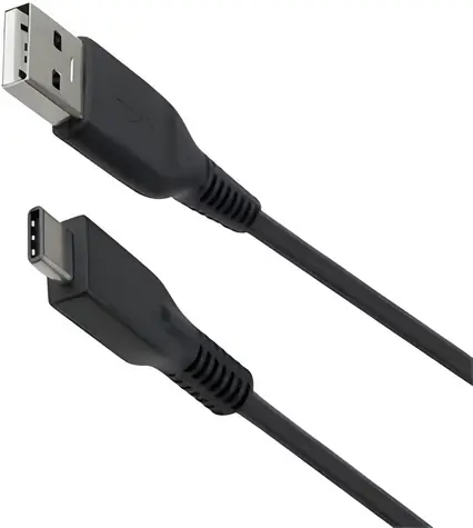 USB-C datový kabel černý 2 m / Datový kabel / USB-C - USB-C / 2 m
