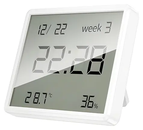 HOCO HX41 bílá / Meteostanice / S hodinami