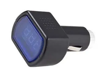 Hadex R001 / Voltmetr / montáž do autozdířky