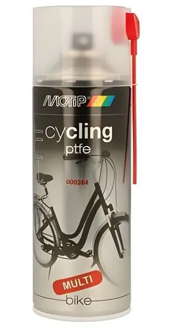 MOTIP PTFE / Mazivo / sprej 400 ml / řetěz, kolo, mechanické součásti