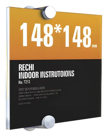 Dveřní cedulka ELITE A6 čirá / Informační tabulka / A6 / 105 x 148 mm / balení 1 ks
