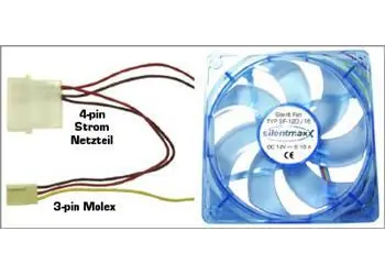 Silentmaxx SF-120/12 (S) / Ventilátor / 120 mm / 19 dB(A)