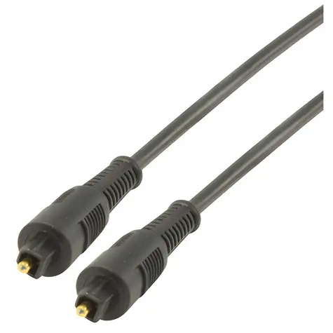 Valueline Toslink optický audio kabel černý / Optický audio kabel / 1 m