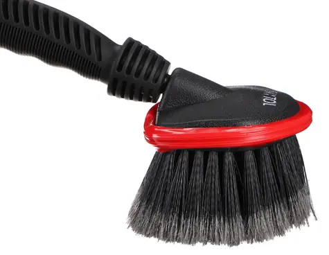 SIXTOL CAR DETAILING WASH BRUSH 2 / Krátký průtokový kartáč na mytí auta / 30,5 cm