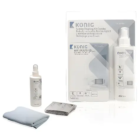 König TVSCC100 / Čisticí sada na obrazovky / 240 ml