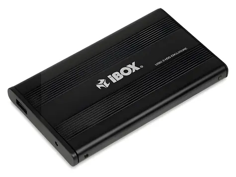 HD-01 Rámeček pro HDD 2,5" černý / Rámeček pro HDD / 2,5" SATA / USB 2.0 / kovový