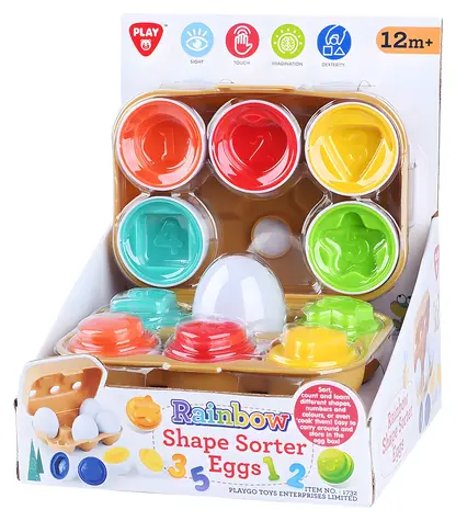 PLAYGO Duhový obal na vajíčka 2 / Skládačka / Plast / od 3 let
