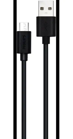 Philips DLC3104U/00 černá / Nabíjecí kabel / USB-A - Micro-USB / 1,2 m