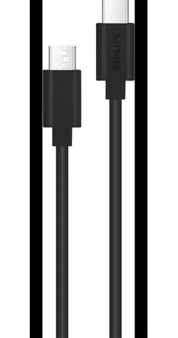 Philips DLC3104C/00 černá / Nabíjecí kabel / USB-C - USB-C / 1,2 m