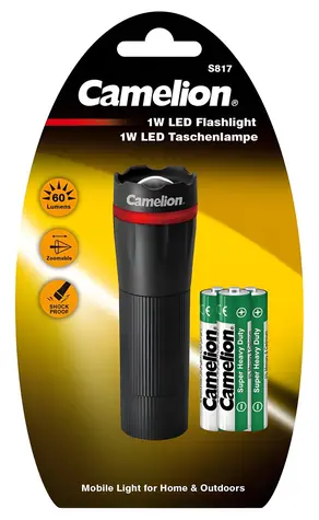 Camelion LED svítilna ZOOM 1W 60lm / Svítilna / 3x AAA